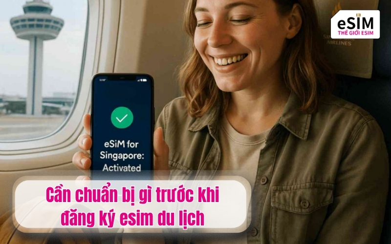 Cần chuẩn bị gì trước khi đăng ký esim du lịch